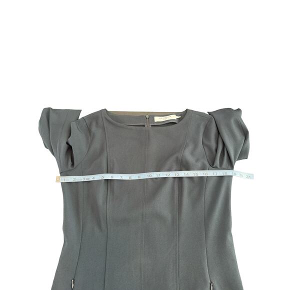 MM Lafleur The Novara Sheath Dress Navy Career Office Work Business Size 8 - Picture 11 of 13